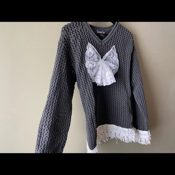 Free with Purchase 🌟 Vintage Mesh Sweater, Unisex, Custom Ugly Christmas Sweater - Picture 4 of 10